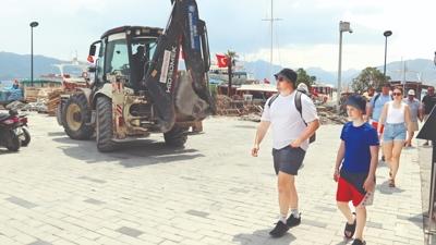 Marmaris liman�nda tadilat eziyeti