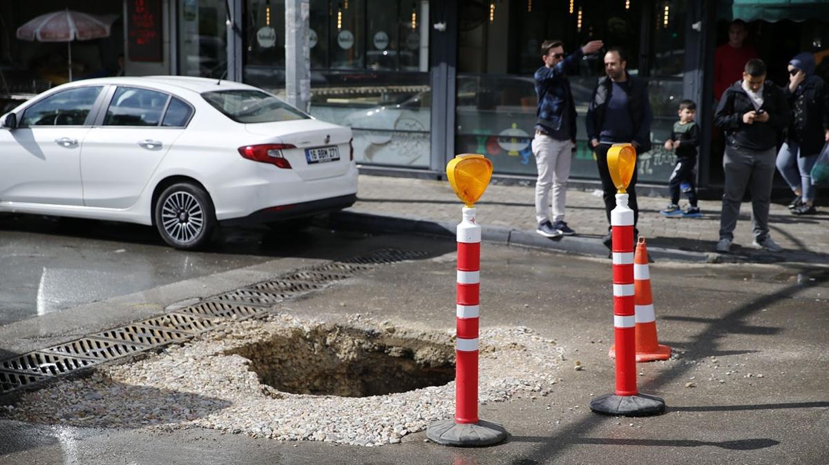 Ankara'da saanak nedeniyle yolda kme meydana geldi