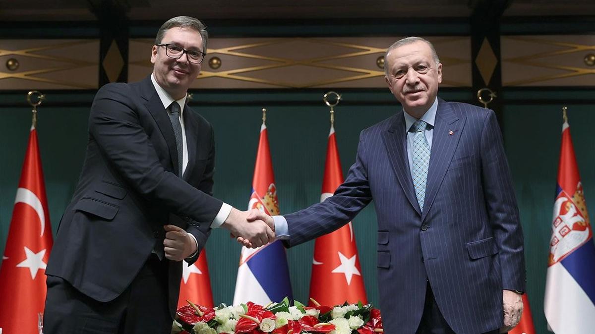 Bakan Erdoan, Vucic ve Kurti ile grt