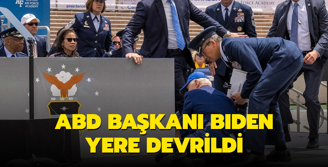 ABD Bakan Biden yere devrildi