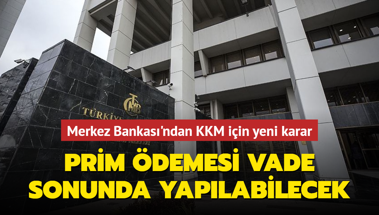 Merkez Bankas'ndan kur korumal mevduat iin yeni karar