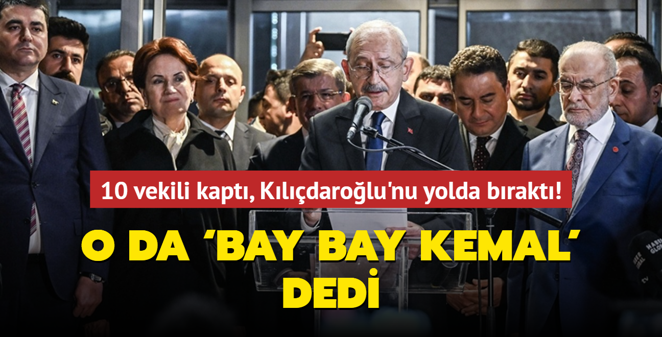 10 vekili kapt, Kldarolu'nu yolda brakt! O da Bay bay Kemal' dedi