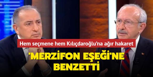 Hem seçmene hem Kılıçdaroğlu'na ağır hakaret 'Merzifon eşeği'ne benzetti