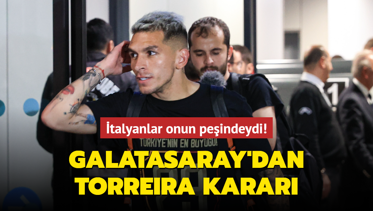 Galatasaray'dan Lucas Torreira karar! talyanlar onun peindeydi