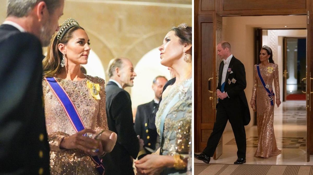 Galler Prensesi Kate Middleton, rdn Veliahtnn dnnde gzelliiyle gz kamatrd