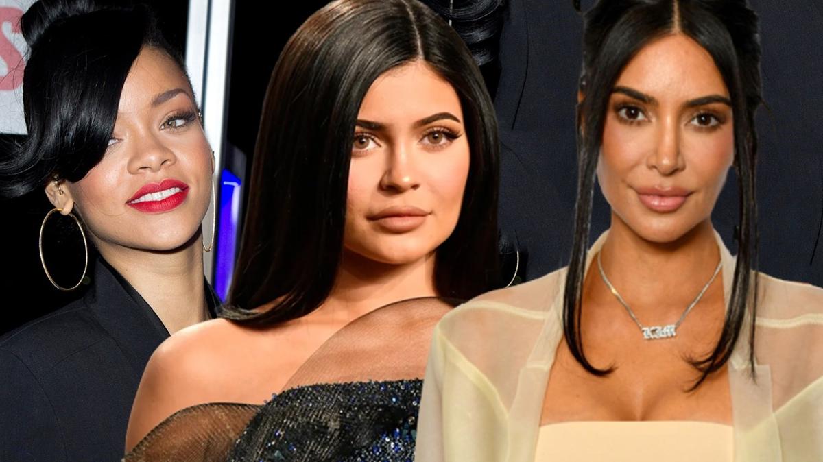 Rihanna, Kylie Jenner ve Kim Kardashian arasnda byk rekabet! Forbes, Amerika'nn en zengin kadnlarn aklad