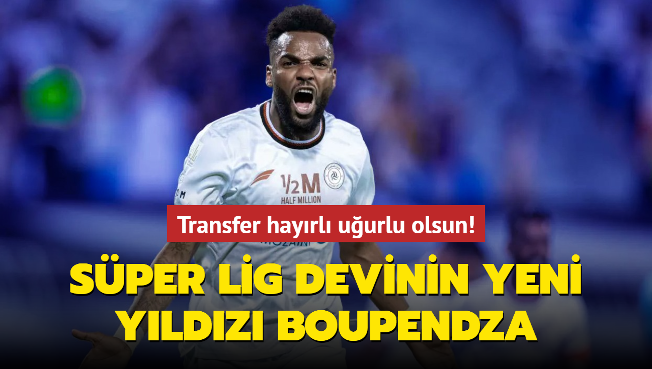 Ve Sper Lig devinin yeni yldz Aaron Boupendza! Transfer hayrl uurlu olsun...