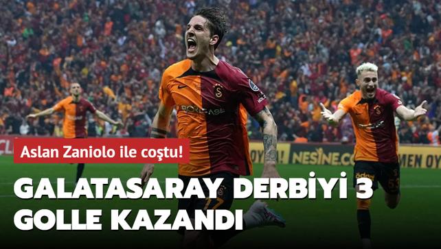 Ma sonucu: Galatasaray 3-0 Fenerbahe