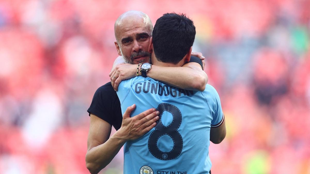 Pep Guardiola'dan lkay Gndoan aklamas