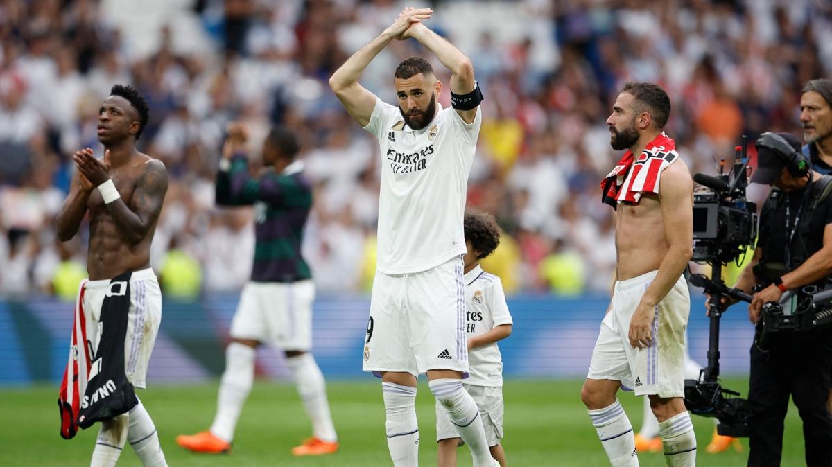 Karim Benzema, Real Madrid'e golle veda etti