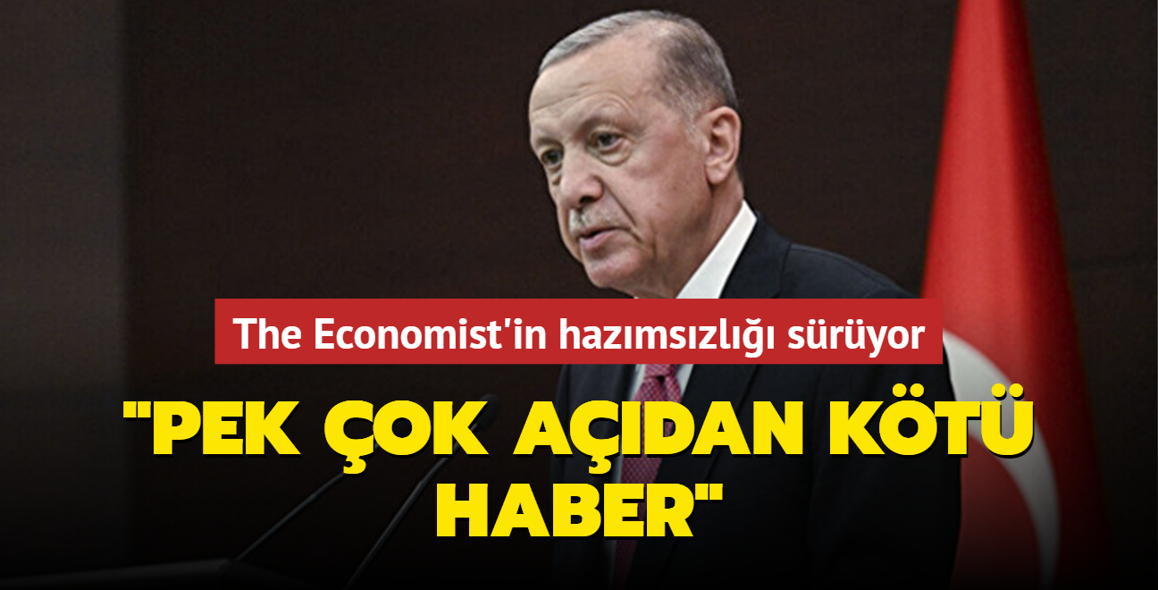 The Economist, Bakan Erdoan' hedef almaya devam ediyor