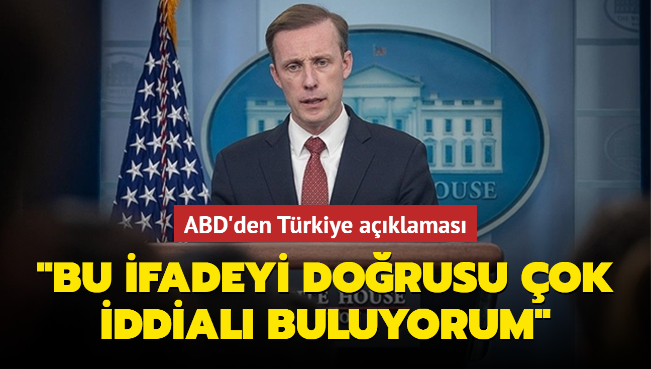 ABD'den Trkiye aklamas: Bu ifadeyi dorusu ok iddial buluyorum