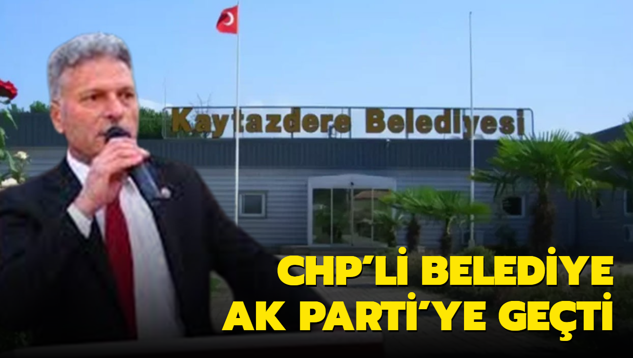 CHP'li Belediye AK Parti'ye geti