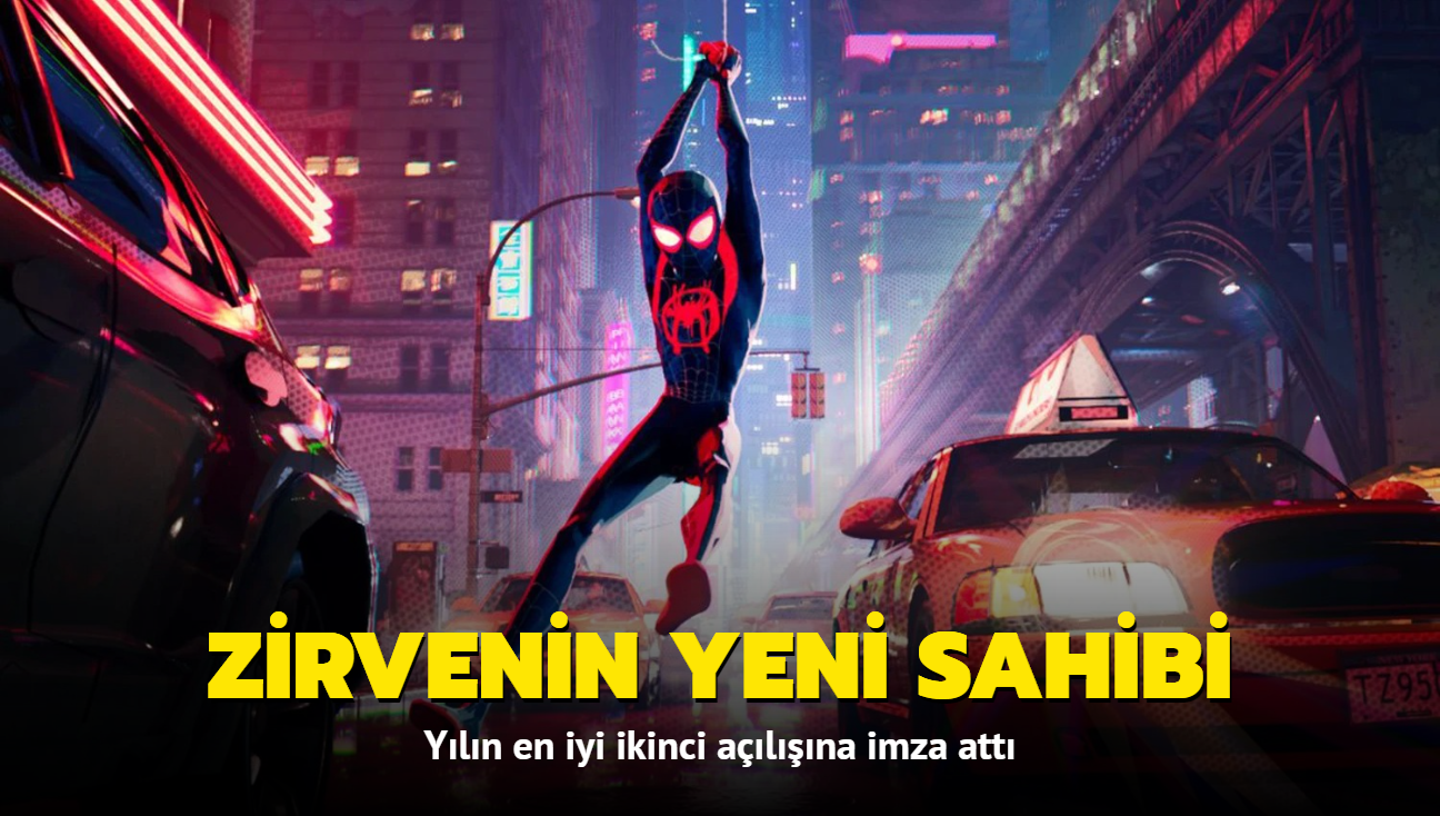 Animasyonlu devam filmi "Spider-Man: Across the Spider-Verse" ABD giesinin yeni lideri oldu