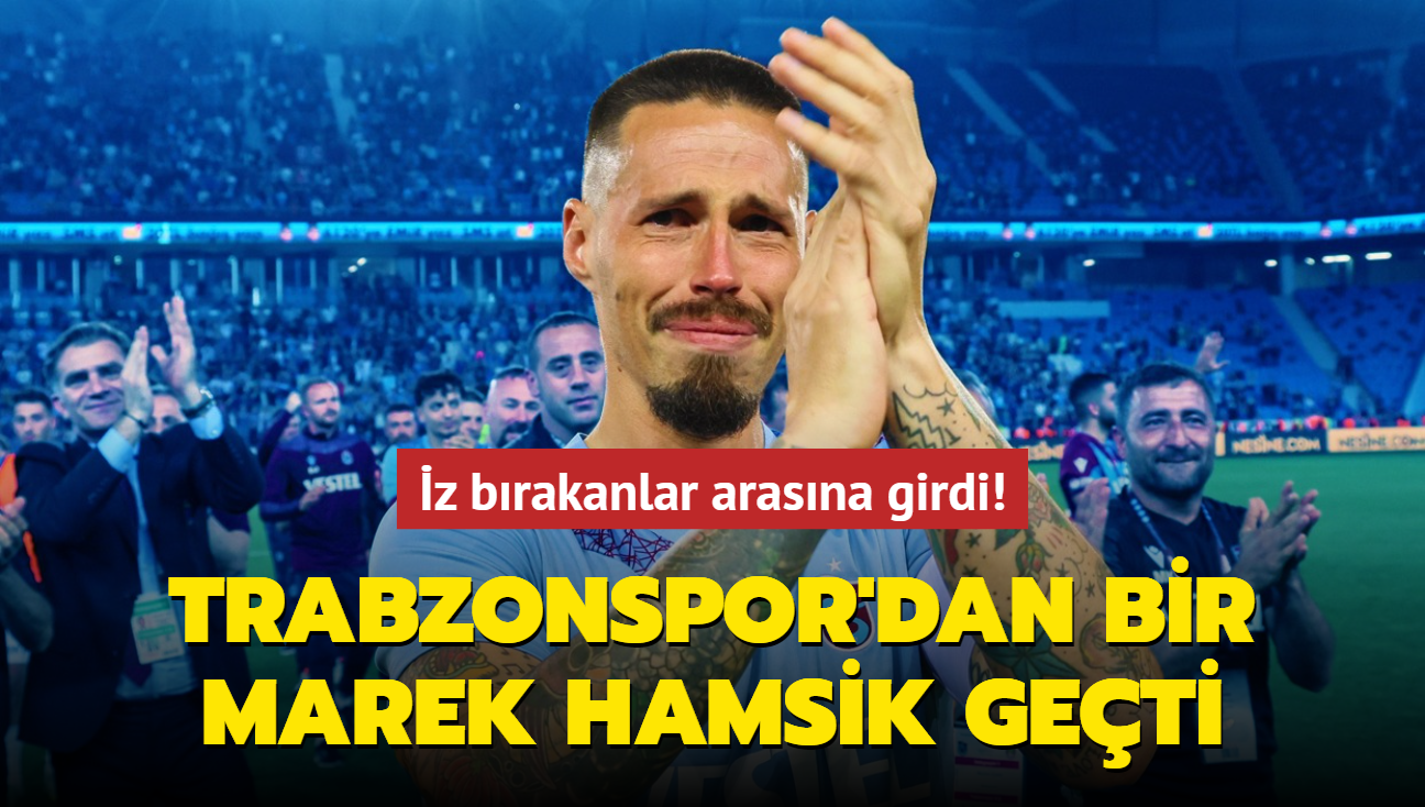 Trabzonspor'dan bir Marek Hamsik geti! z brakanlar arasna girdi