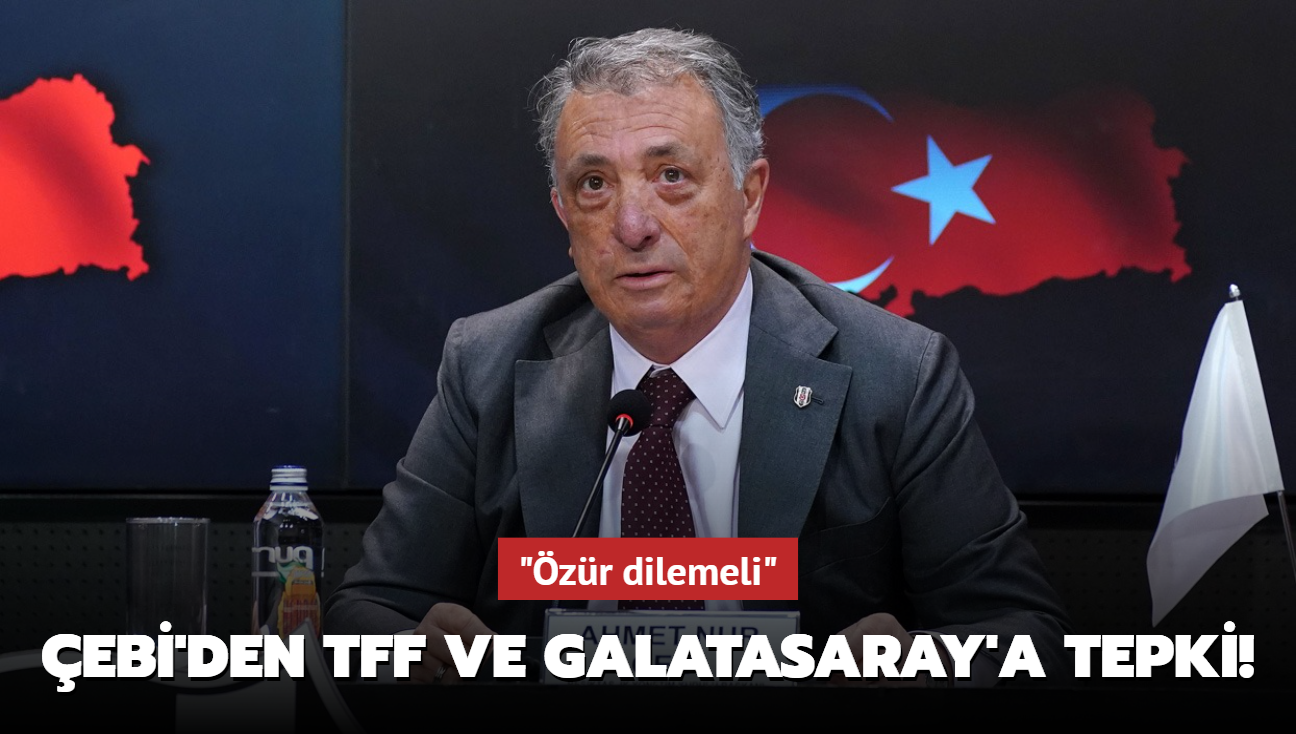 Ahmet Nur ebi'den TFF ve Galatasaray'a tepki! "zr dilemeli"