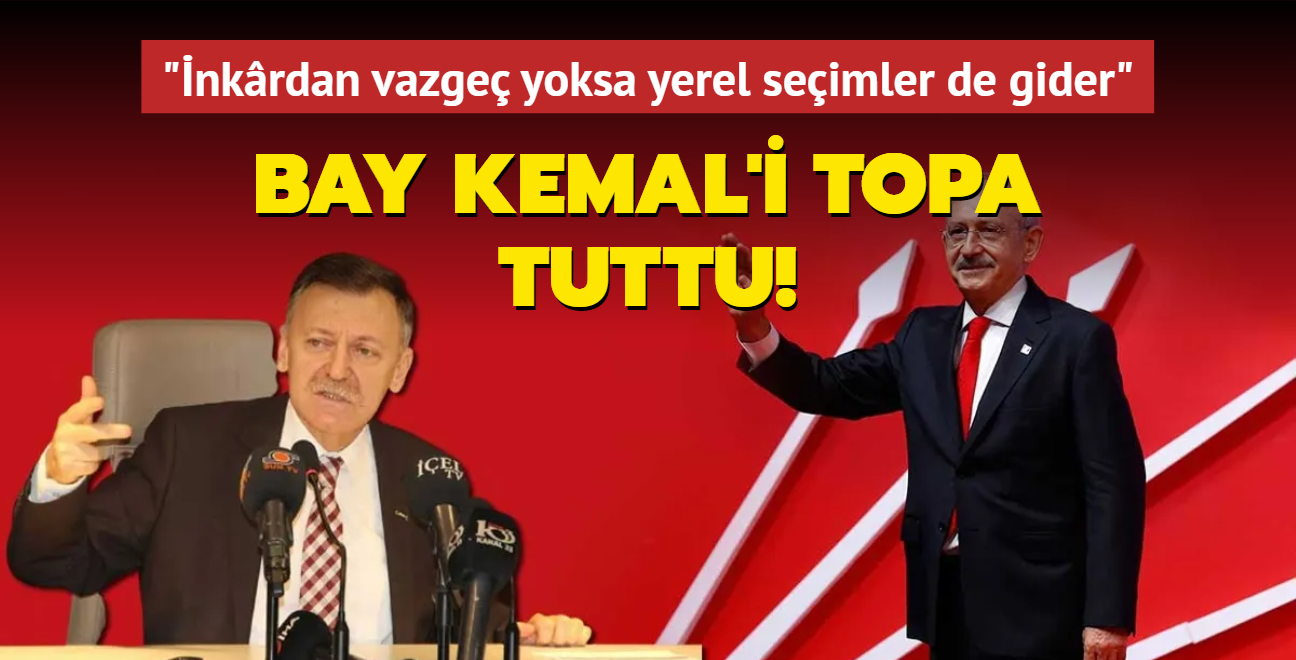 Bay Kemal'i topa tuttu! "nkrdan vazge yoksa yerel seimler de gider"