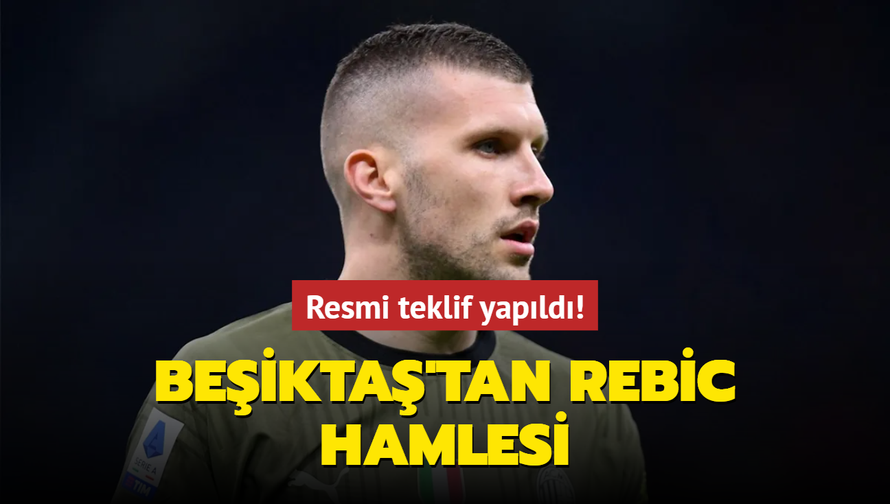 Beikta'tan Ante Rebic hamlesi! Resmi teklif yapld