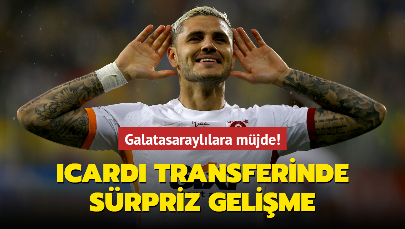 Galatasarayllara mjde! Mauro Icardi transferinde srpriz gelime