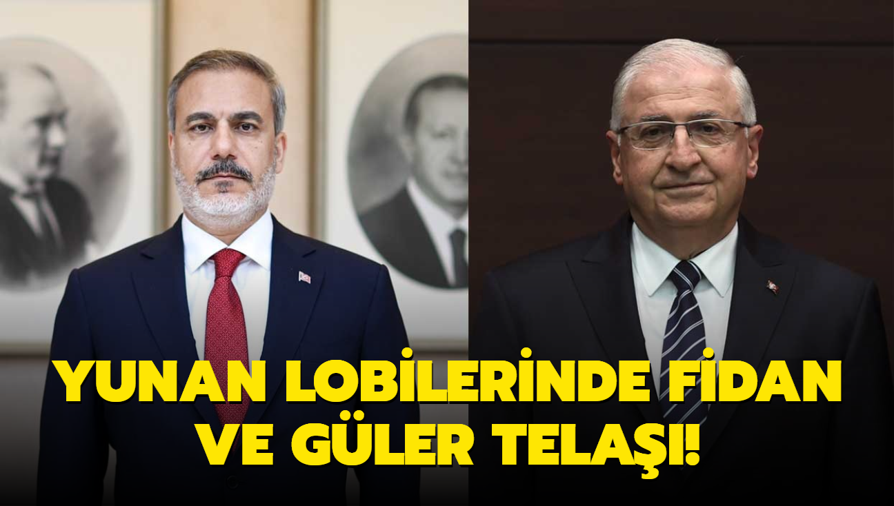 Yunan lobilerinde Hakan Fidan ve Yaar Gler tela!