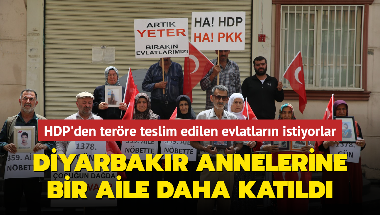 HDP'den terre teslim edilen evlatlarn  istiyorlar... Diyarbakr annelerine bir aile daha katld