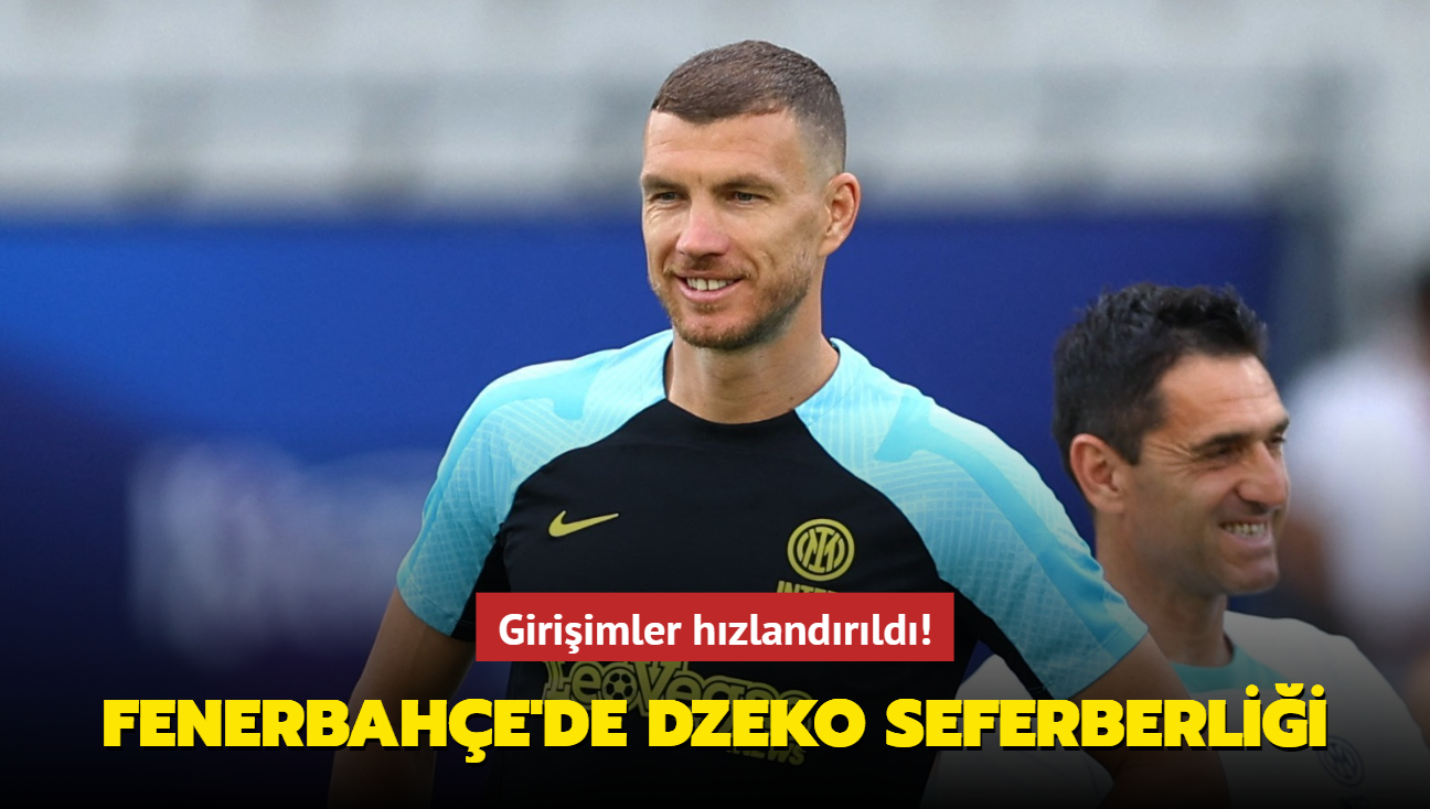 Fenerbahe'de Edin Dzeko seferberlii! Giriimler hzlandrld