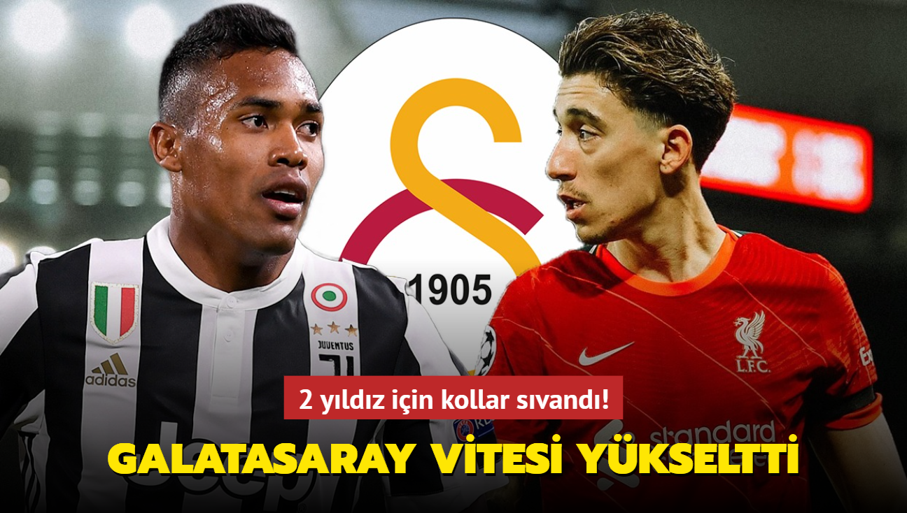 Galatasaray transferde vitesi ykseltti! 2 yldz iin kollar svand