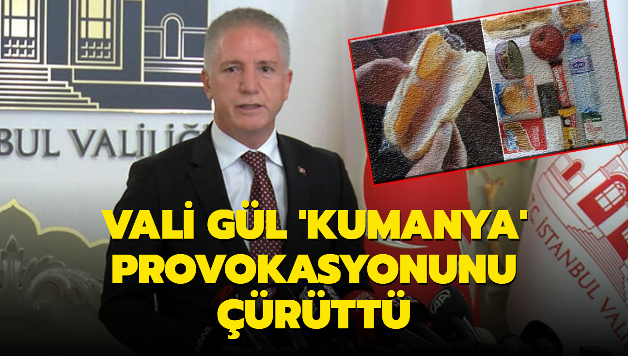 stanbul Valisi Gl 'kumanya' provokasyonunu rtt