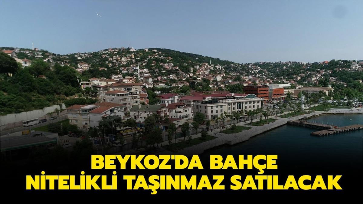 stanbul Beykoz'da bahe nitelikli tanmaz satlacak!