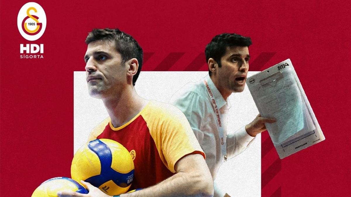 Galatasaray Voleybol, baantrenr Umut akr ile nikah tazeledi