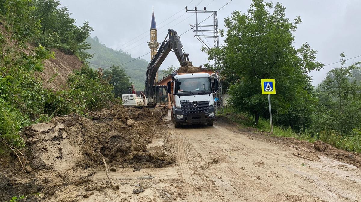 Samsun'da selin etkileri ortadan kaldrlyor