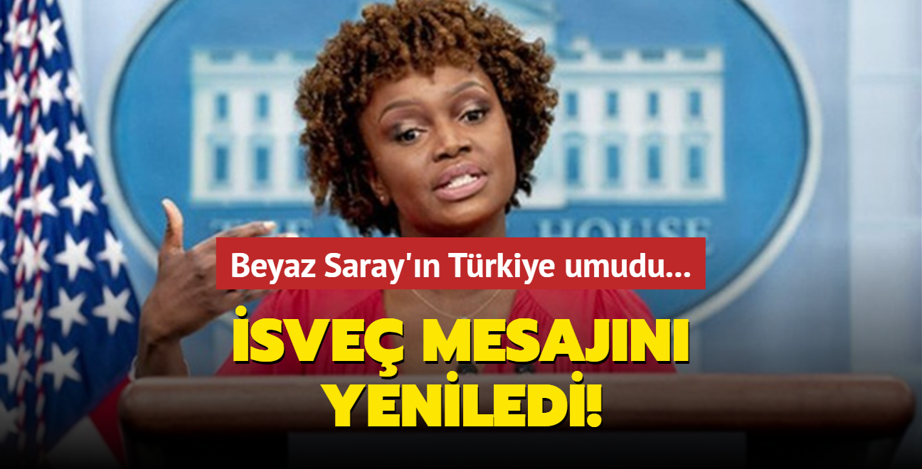 Beyaz Saray'n Trkiye umudu... sve mesajn yeniledi!