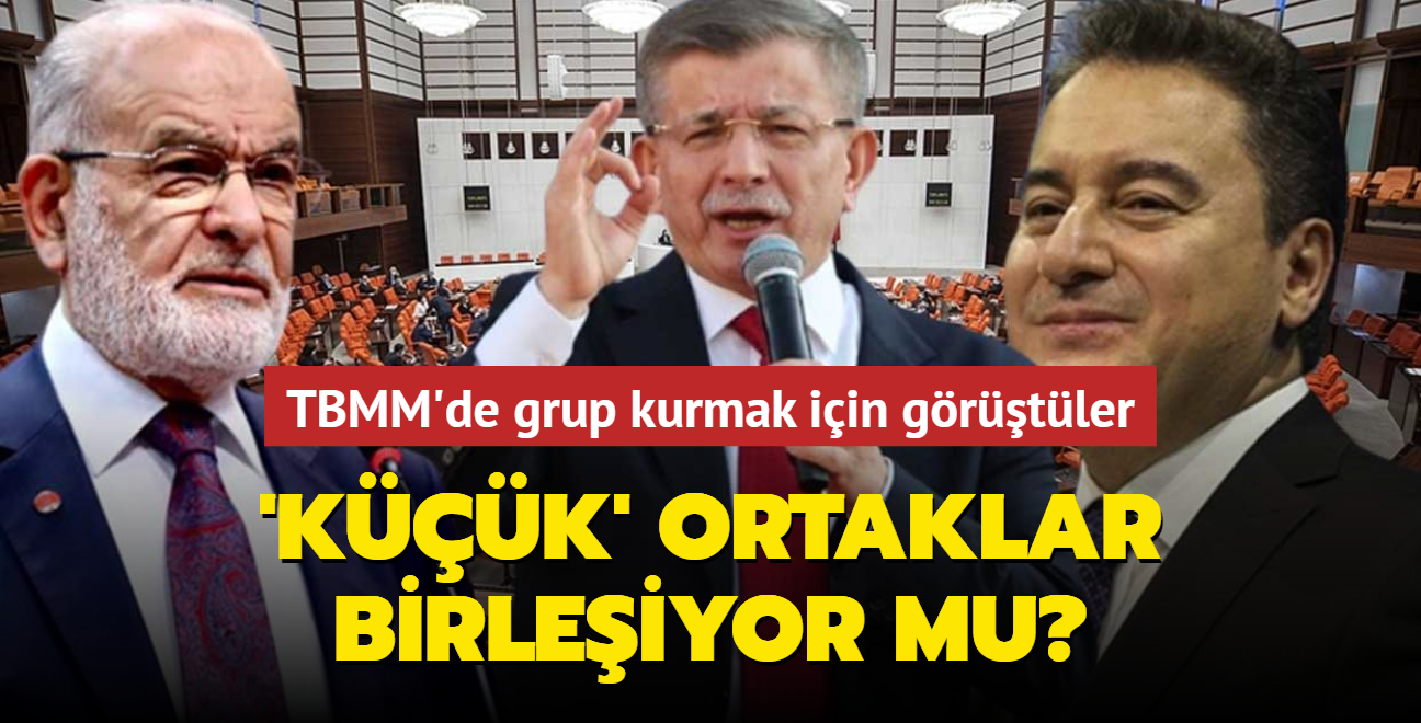 'Kk' ortaklar birleiyor mu" TBMM'de grup kurmak iin grtler