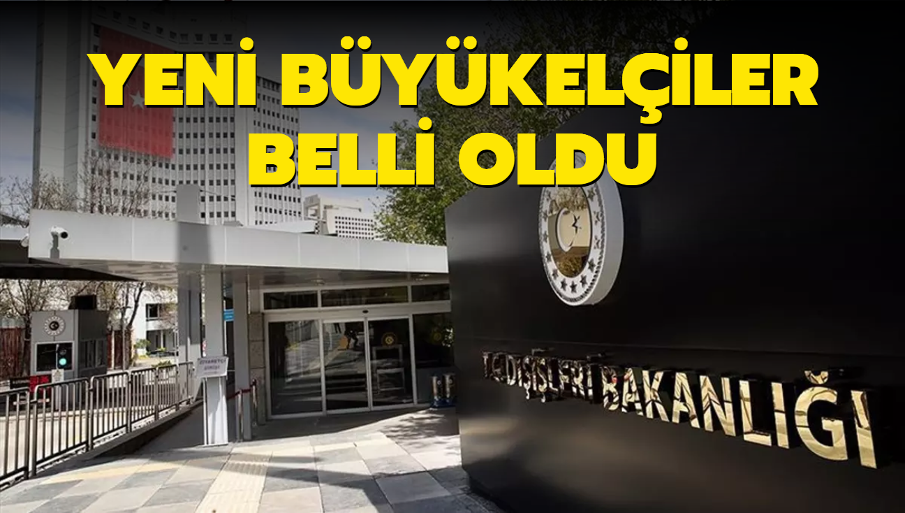 Bakan Fidan, yeni bykelilere grevlerini tebli etti