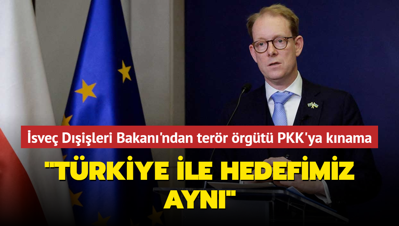 sve Dileri Bakan'ndan terr rgt PKK'ya knama... "Trkiye ile hedefimiz ayn"