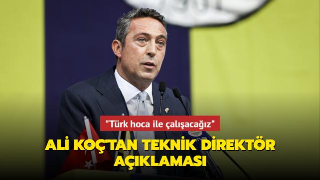 Ali Ko'tan yeni teknik direktr aklamas! "Trk hoca ile alacaz"