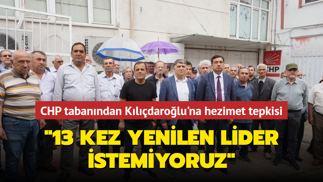 CHP tabanndan Kldarolu'na hezimet tepkisi... "13 kez yenilen lider istemiyoruz"