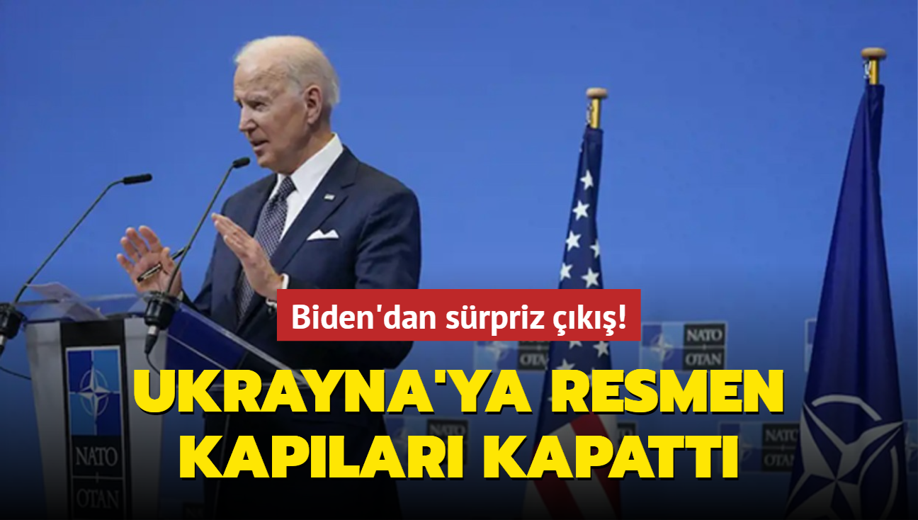 Biden'dan srpriz k! Ukrayna'ya resmen kaplar kapatt