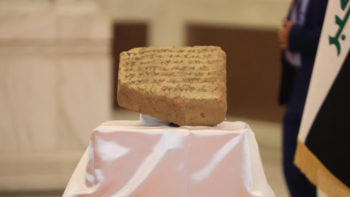 Irak, Asurlular dnemine ait tarihi eser parasn talya'dan geri ald