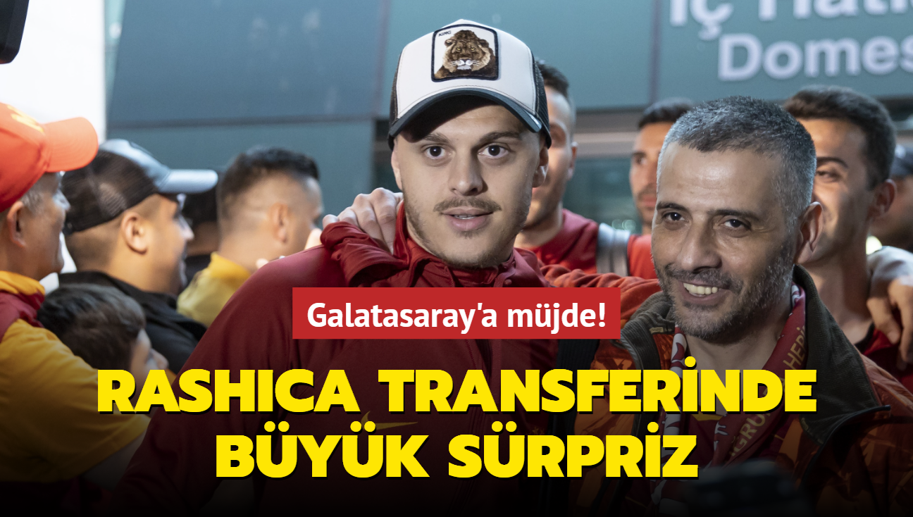 Galatasaray'a mjde! Milot Rashica transferinde byk srpriz