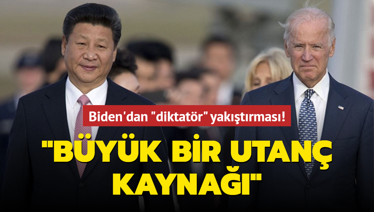 Biden'dan "diktatr" yaktrmas: Byk bir utan kayna