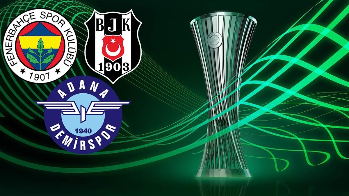 Beşiktaş ve Fenerbahçe nin Konferans Ligi ndeki rakipleri belli oldu