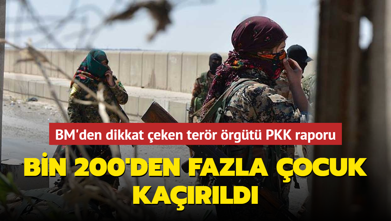 BM'den dikkat eken terr rgt PKK raporu... Bin 200'den fazla ocuk karld