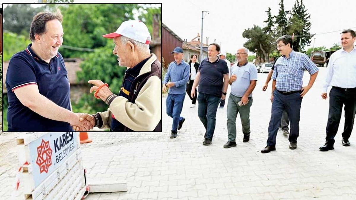 Karesi Belediye Bakan'ndan krsal mahallelere ziyaret