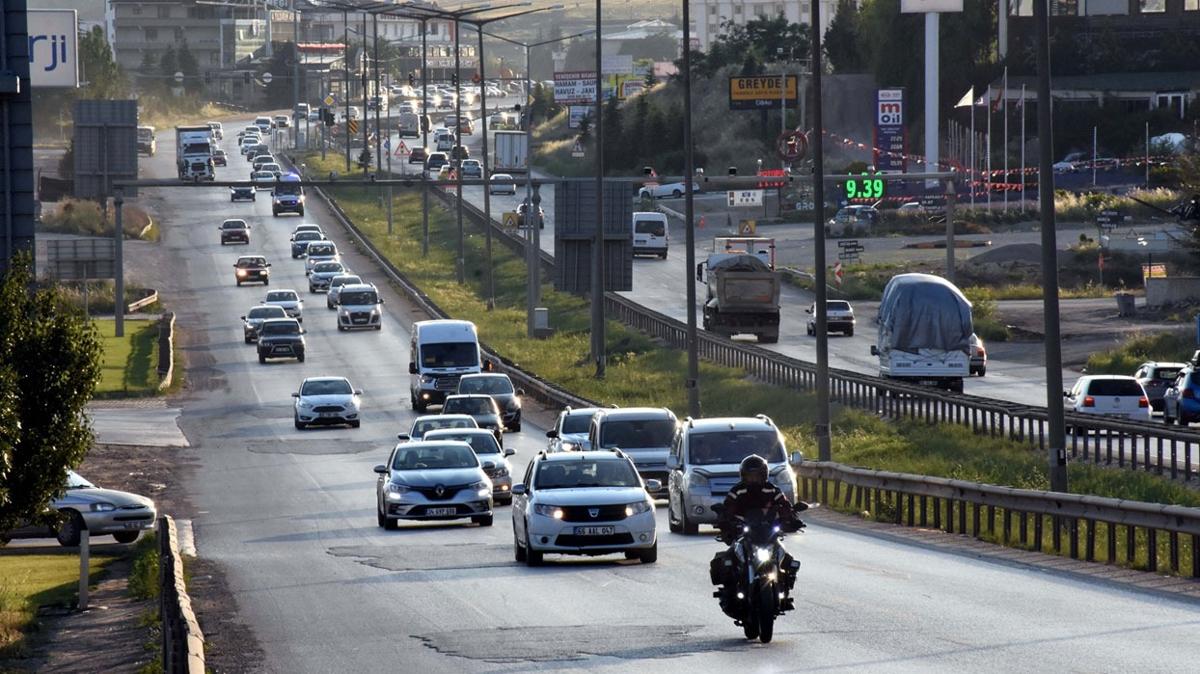 Krkkale'de trafikte Kurban Bayram younluu balad