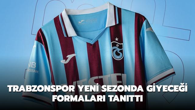 Trabzonspor yeni sezonda giyecei formalar tantt