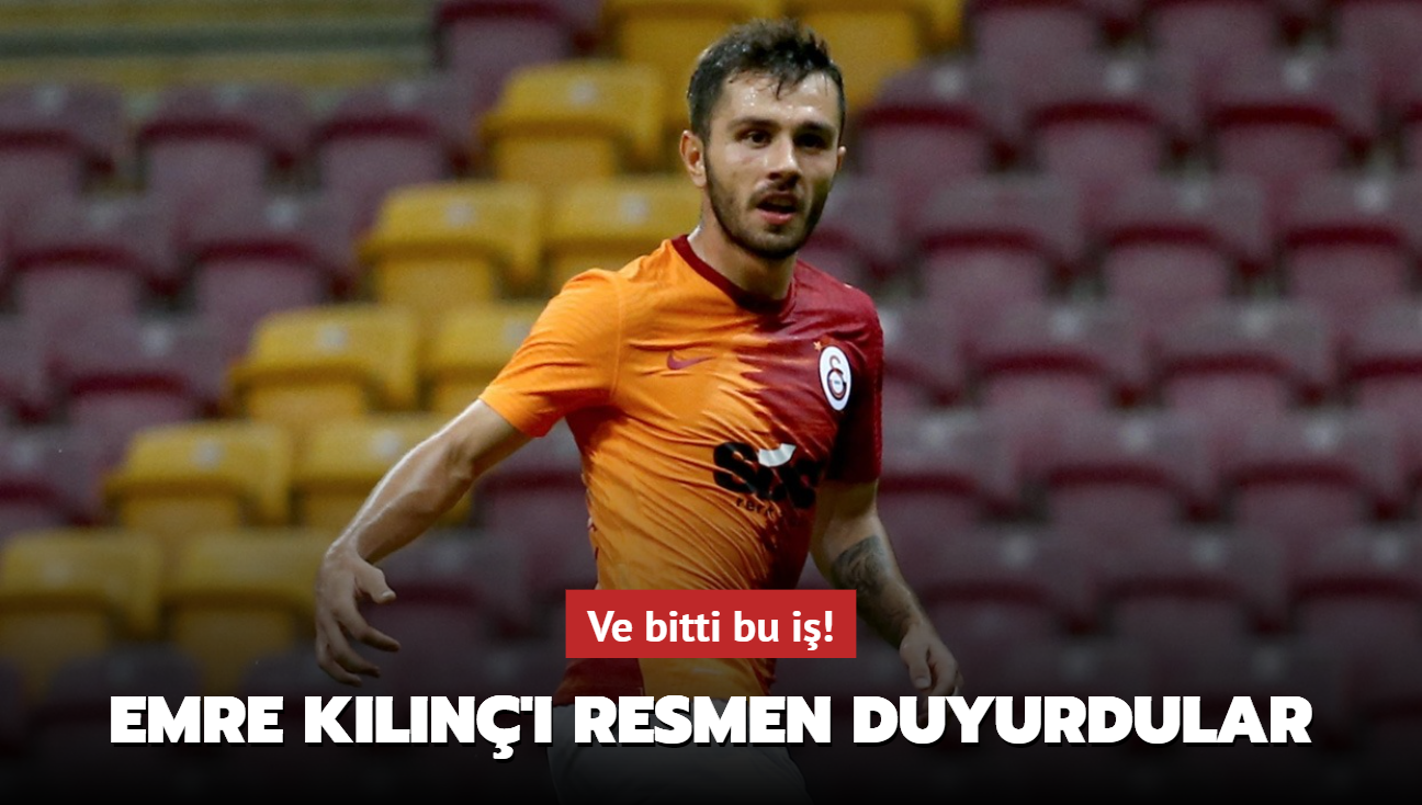 Ve bitti bu i! Emre Kln' resmen duyurdular...