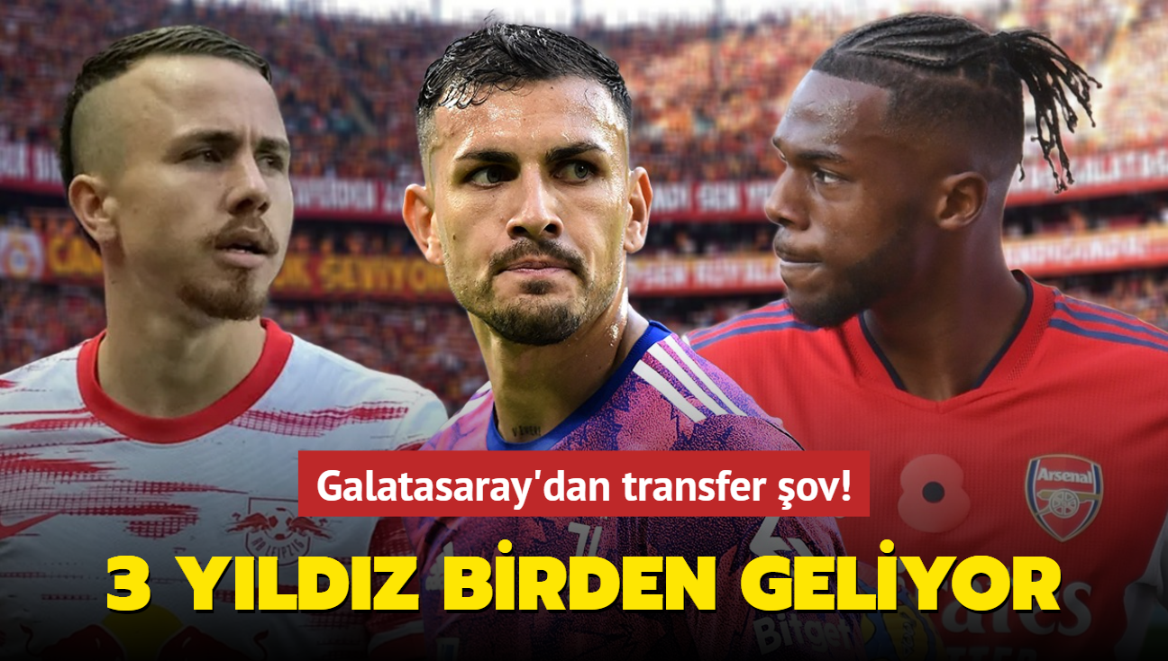 Galatasaray'dan transfer ov! 3 yldz birden geliyor