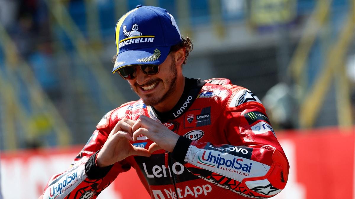 MotoGP Hollanda Grand Prix'sinde zafer Francesco Bagnaia'nn