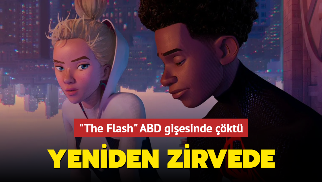 'The Flash'in kt ABD giesinde 'Spider-Man: Across the Spider-Verse' bir numaraya geri dnd